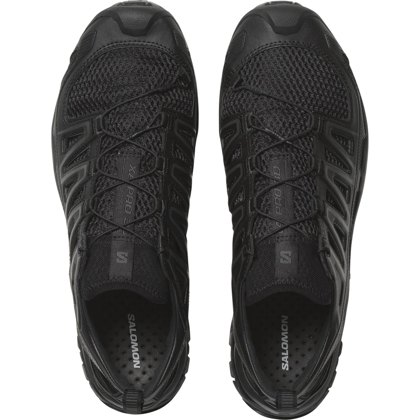 サロモン XA Pro 3D Amphib Black Black Black トップビュー